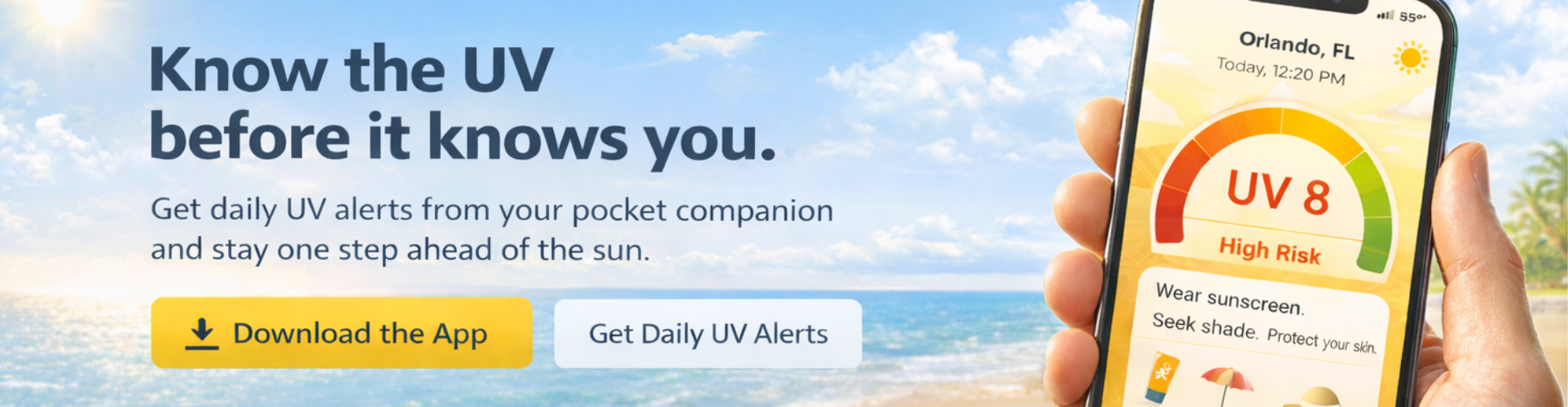 Download the UV Index Today app - Get daily UV alerts