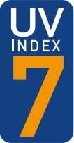 UV Index 7 - UV Index Scale
