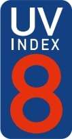 UV Index 8 - UV Index Scale